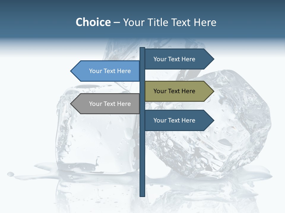 Ice Cool Isolated PowerPoint Template