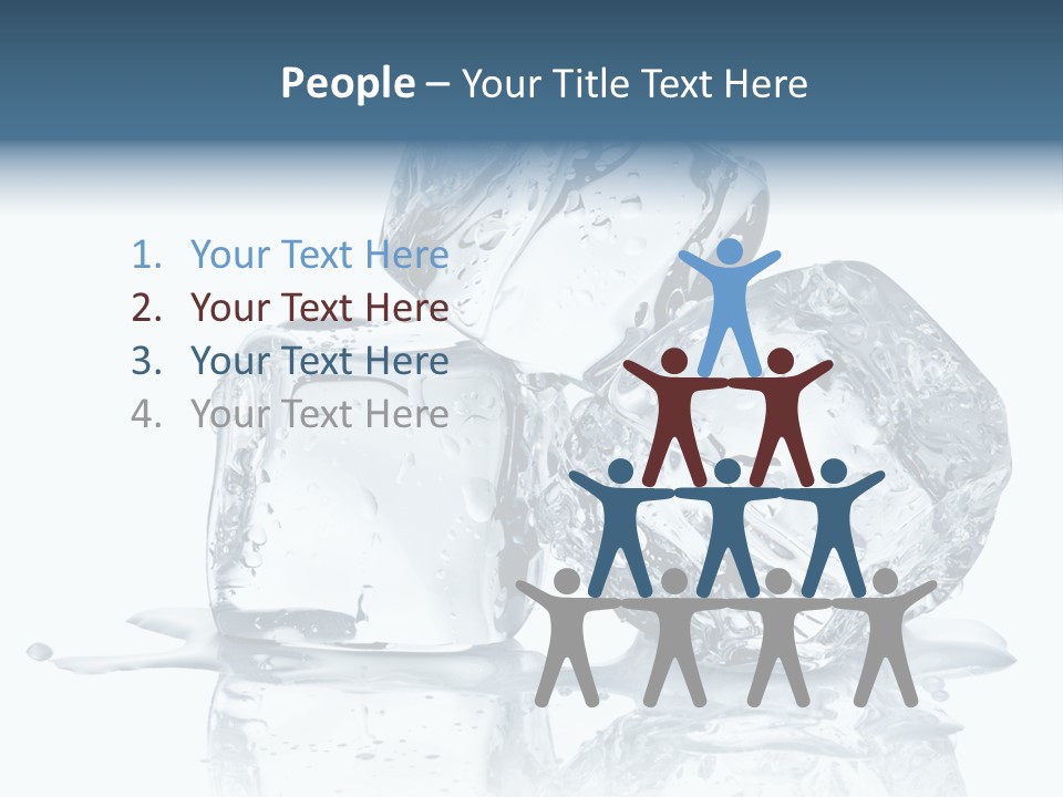 Ice Cool Isolated PowerPoint Template