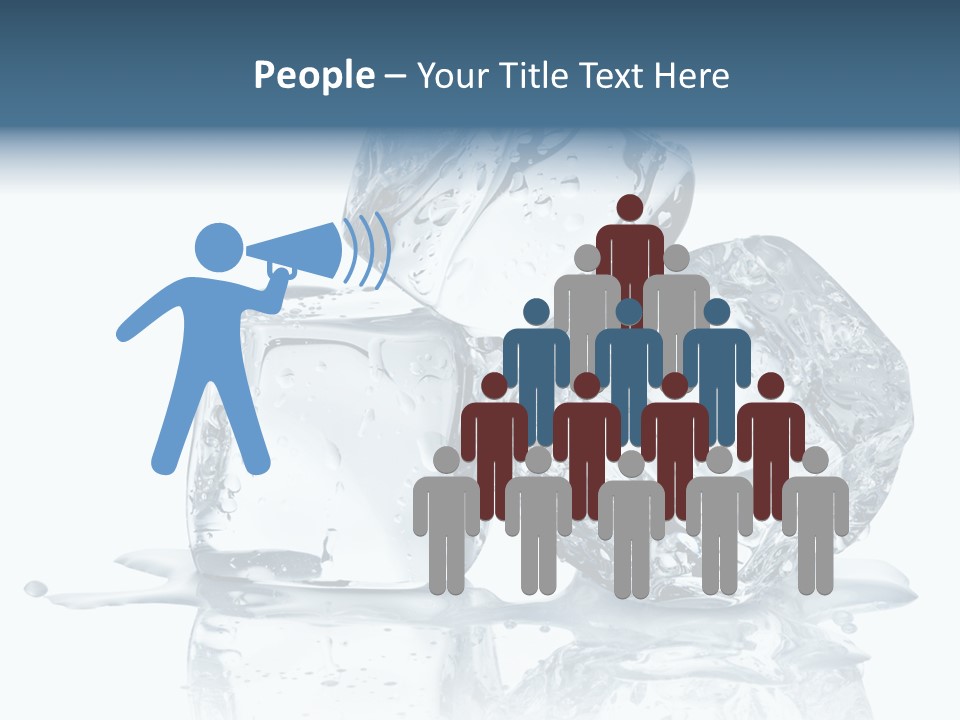 Ice Cool Isolated PowerPoint Template