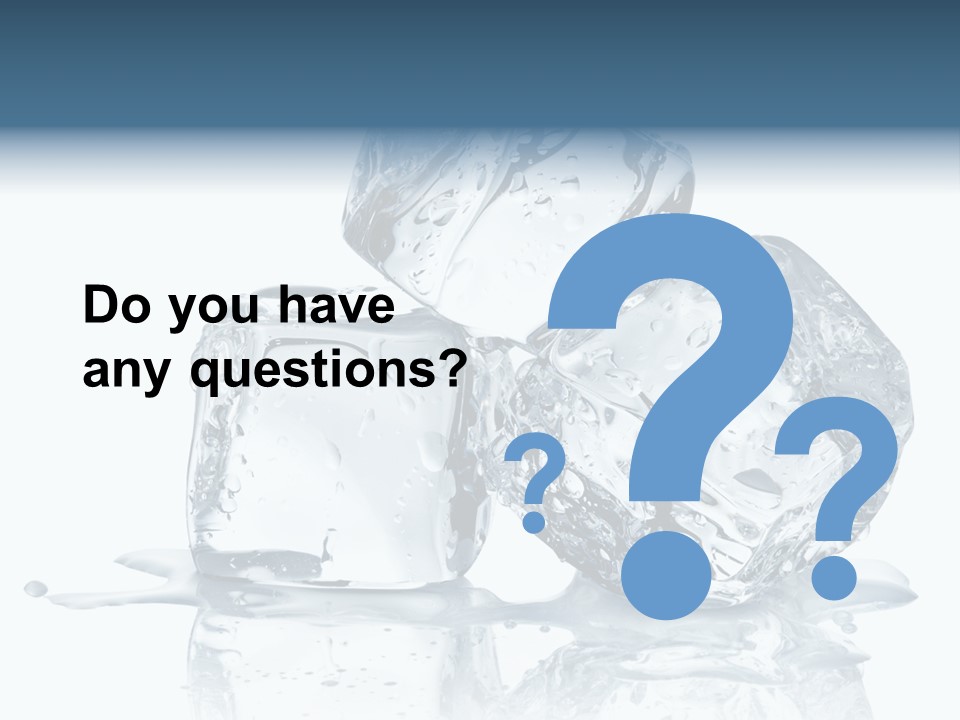 Ice Cool Isolated PowerPoint Template