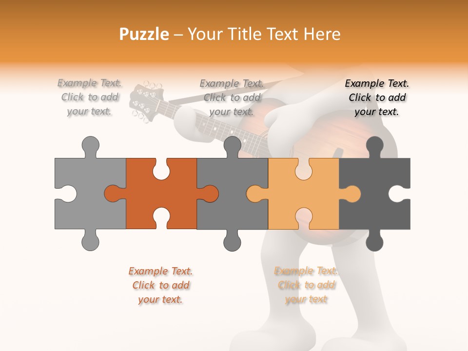 White Men Illustration PowerPoint Template