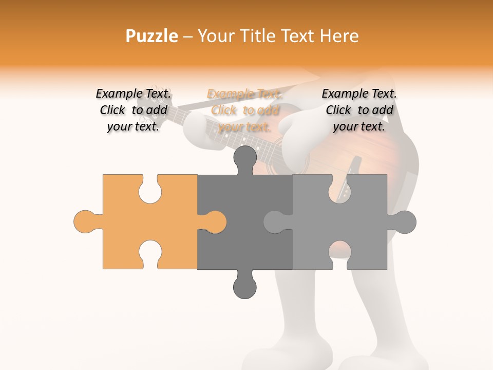 White Men Illustration PowerPoint Template