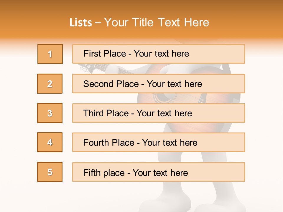 White Men Illustration PowerPoint Template