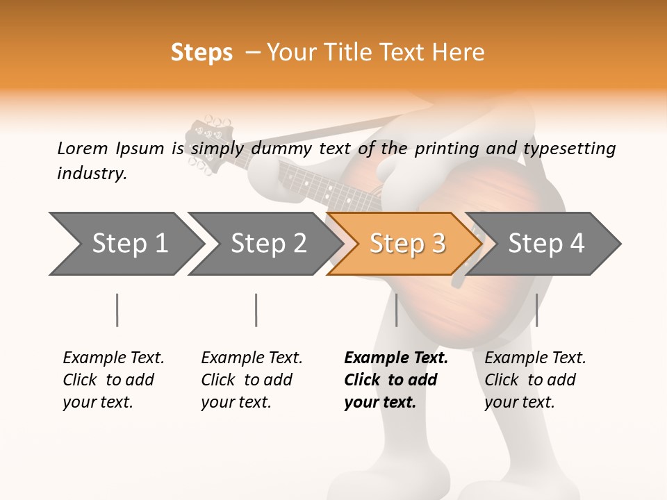 White Men Illustration PowerPoint Template