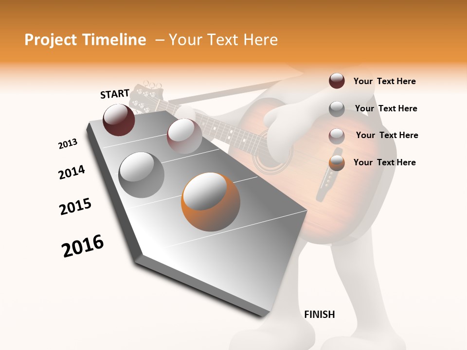 White Men Illustration PowerPoint Template