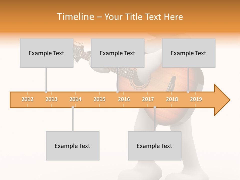 White Men Illustration PowerPoint Template