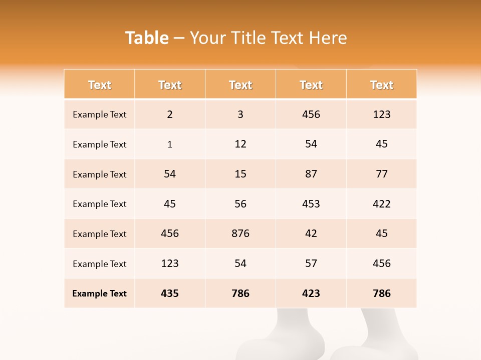White Men Illustration PowerPoint Template