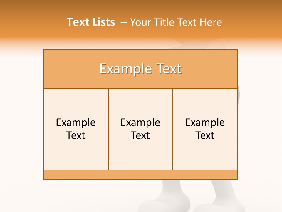 White Men Illustration PowerPoint Template