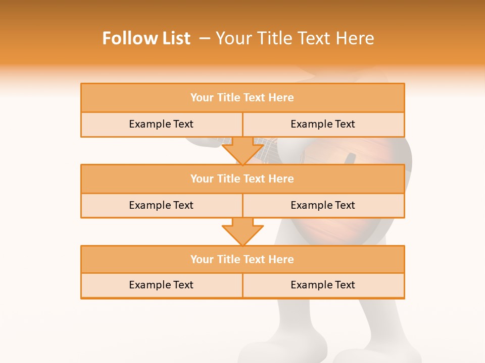 White Men Illustration PowerPoint Template