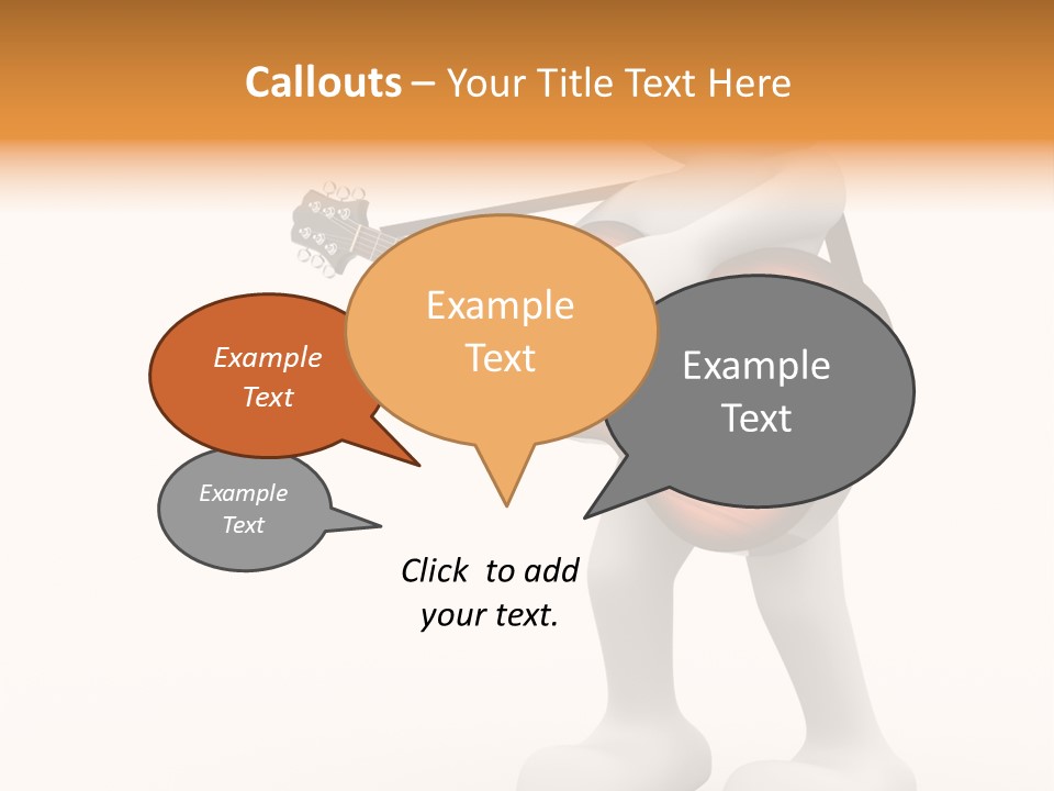 White Men Illustration PowerPoint Template