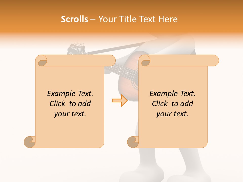White Men Illustration PowerPoint Template