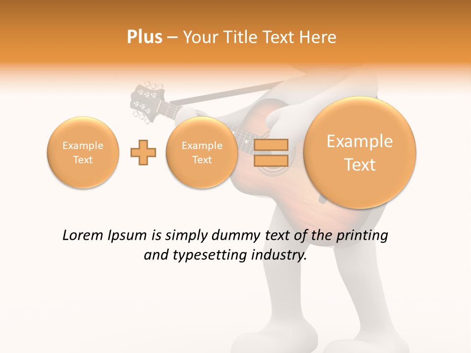 White Men Illustration PowerPoint Template