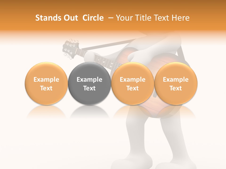 White Men Illustration PowerPoint Template