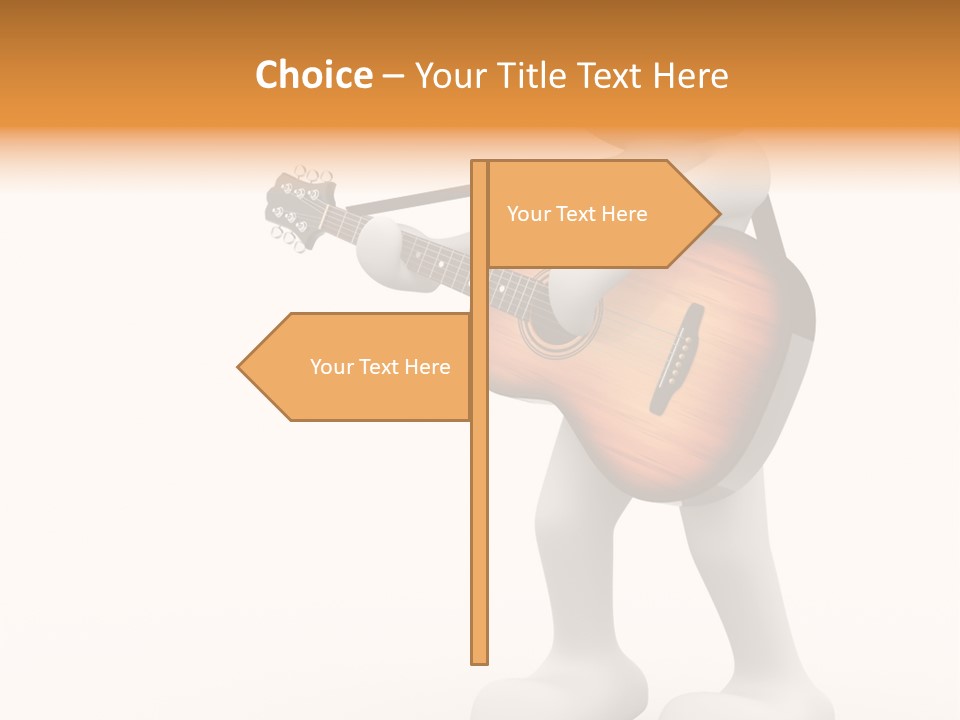 White Men Illustration PowerPoint Template