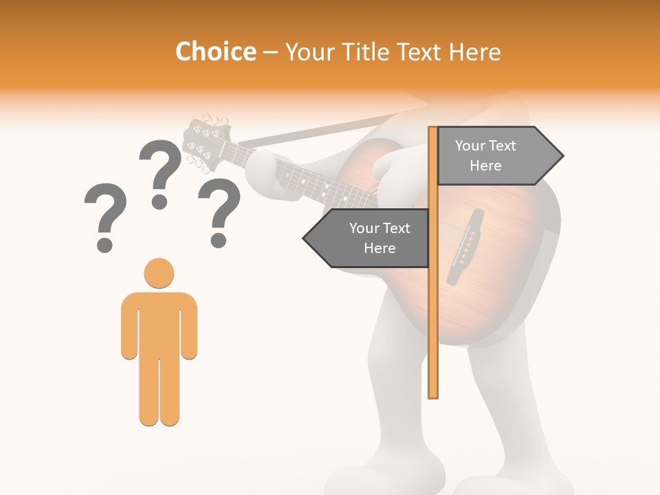 White Men Illustration PowerPoint Template