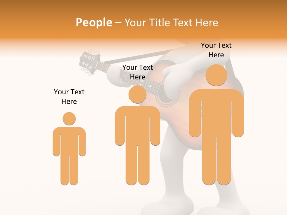 White Men Illustration PowerPoint Template