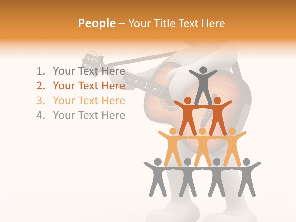 White Men Illustration PowerPoint Template