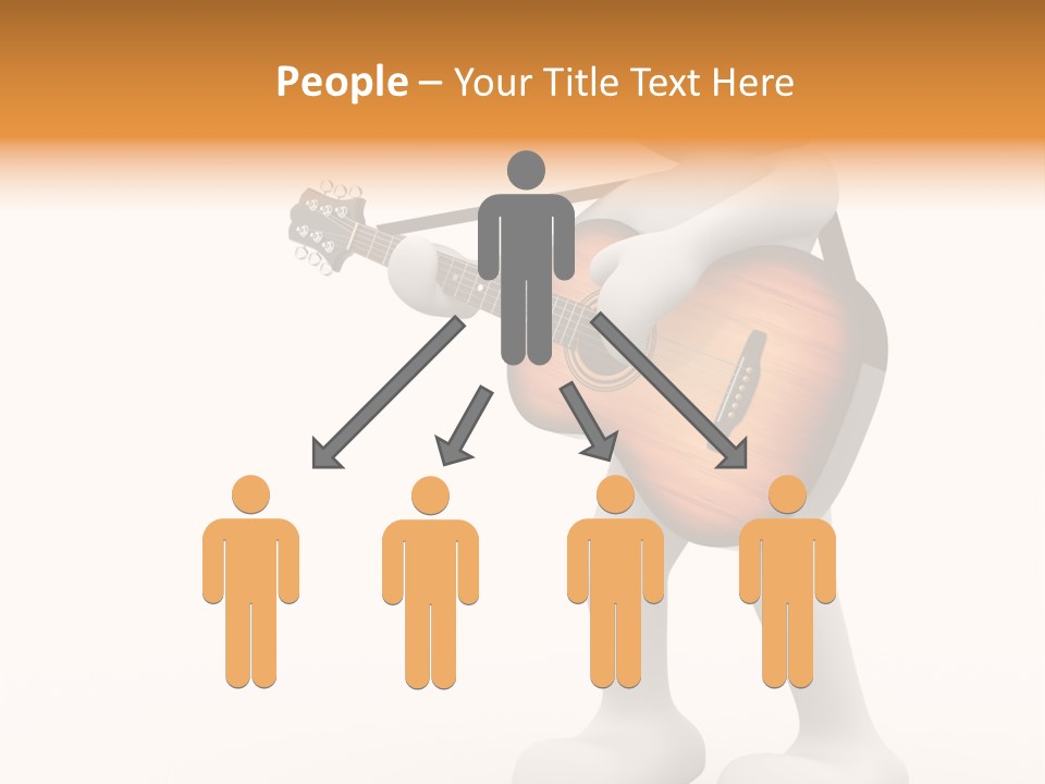 White Men Illustration PowerPoint Template