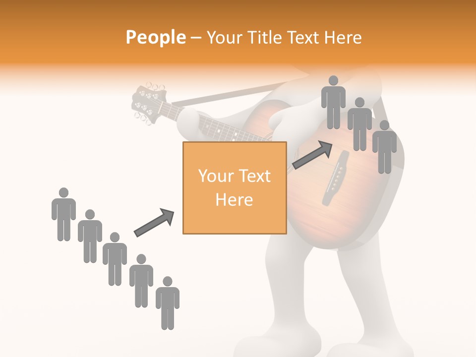 White Men Illustration PowerPoint Template