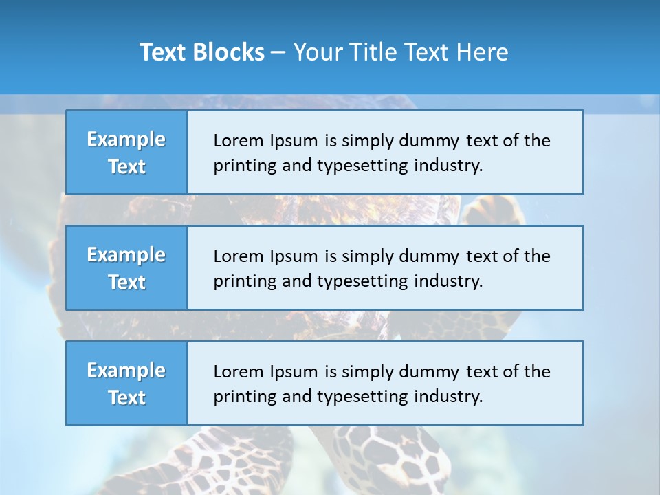Blue Environment Ecosystem PowerPoint Template