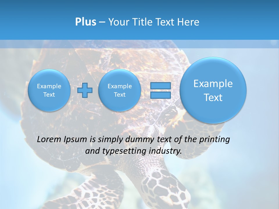 Blue Environment Ecosystem PowerPoint Template