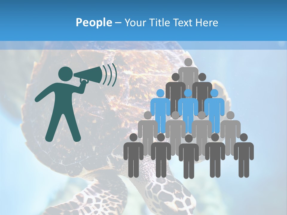 Blue Environment Ecosystem PowerPoint Template