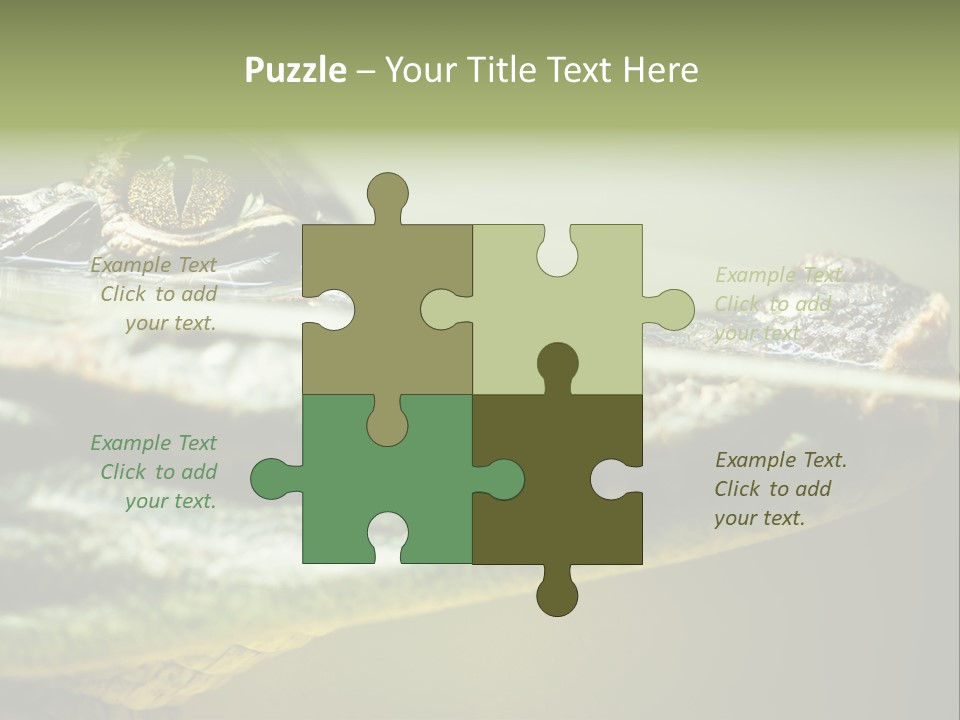 Natural Fear Animal PowerPoint Template