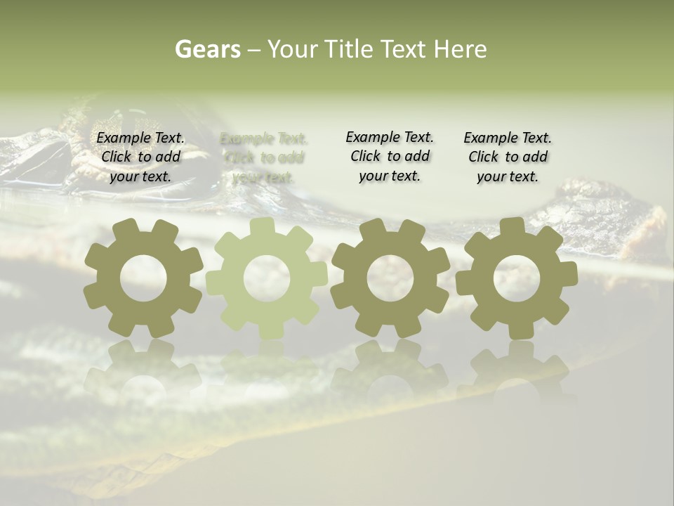 Natural Fear Animal PowerPoint Template