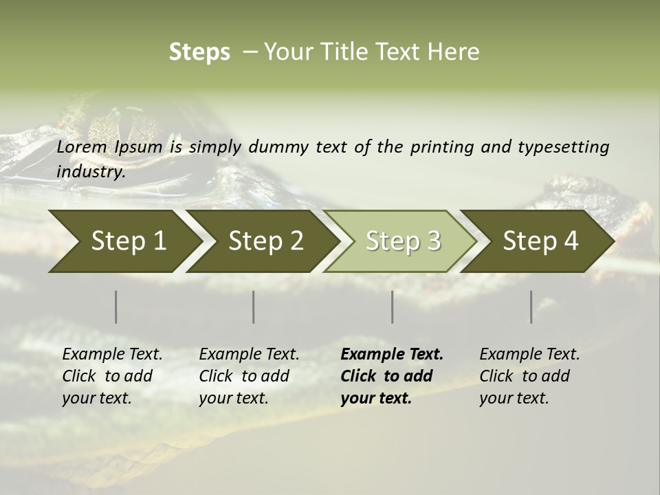 Natural Fear Animal PowerPoint Template