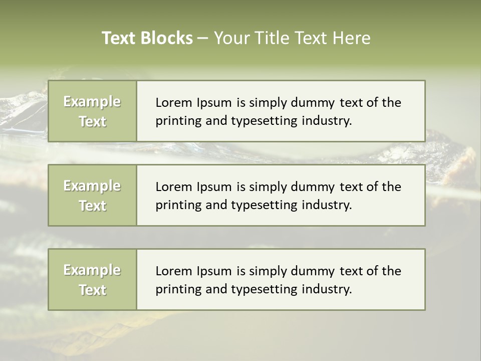 Natural Fear Animal PowerPoint Template