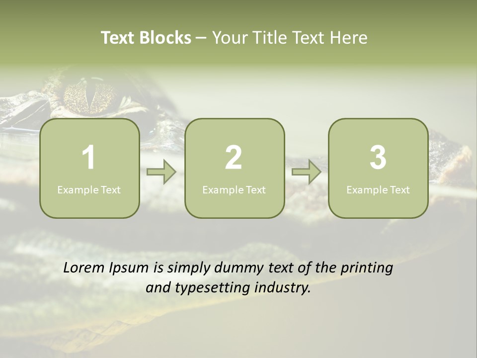 Natural Fear Animal PowerPoint Template