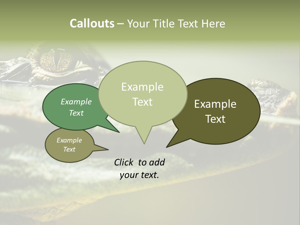 Natural Fear Animal PowerPoint Template