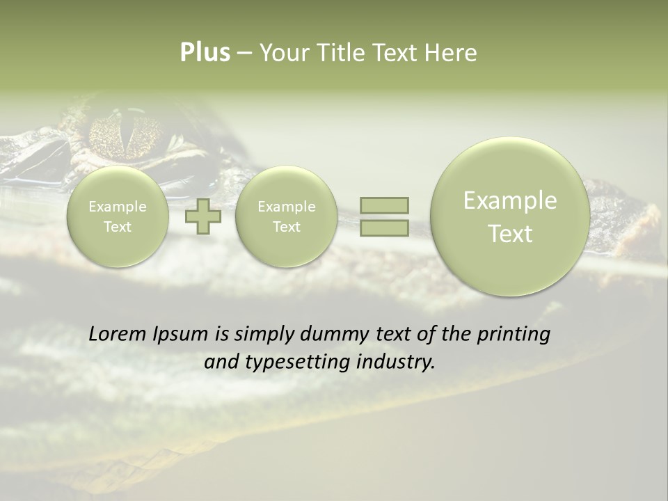 Natural Fear Animal PowerPoint Template