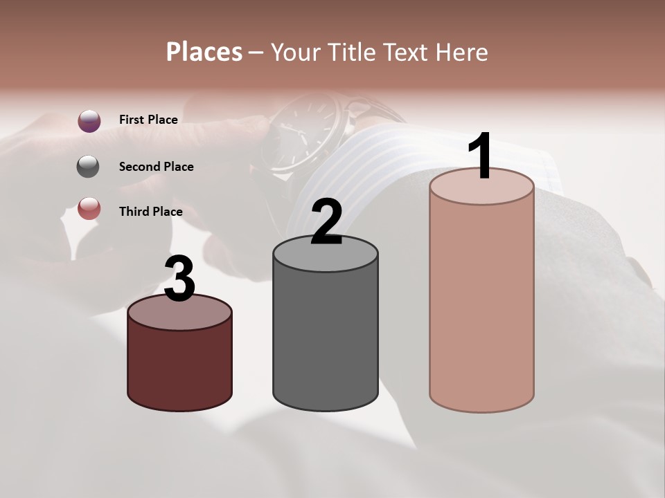 Clock Suit Business PowerPoint Template