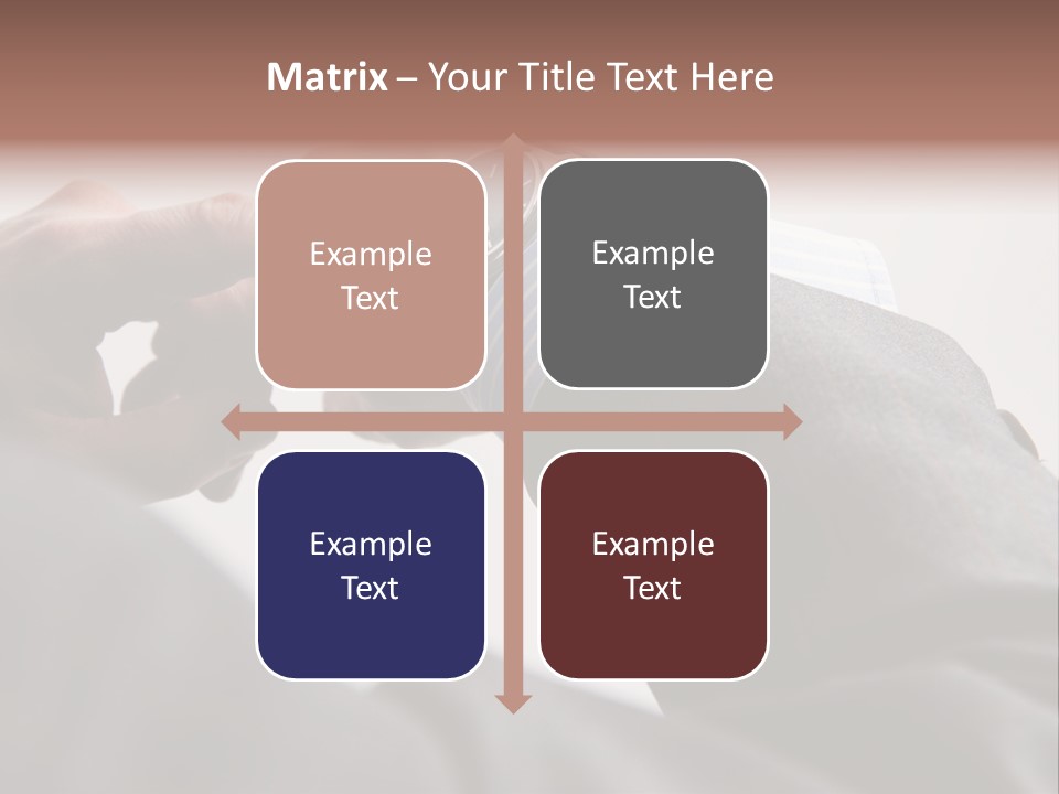 Clock Suit Business PowerPoint Template