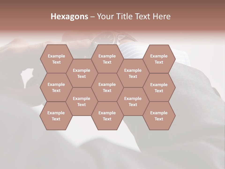 Clock Suit Business PowerPoint Template