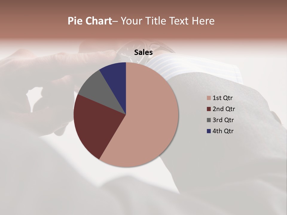 Clock Suit Business PowerPoint Template