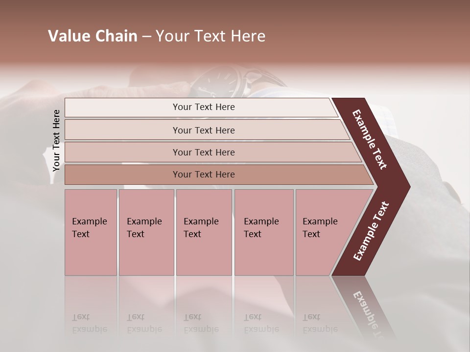 Clock Suit Business PowerPoint Template