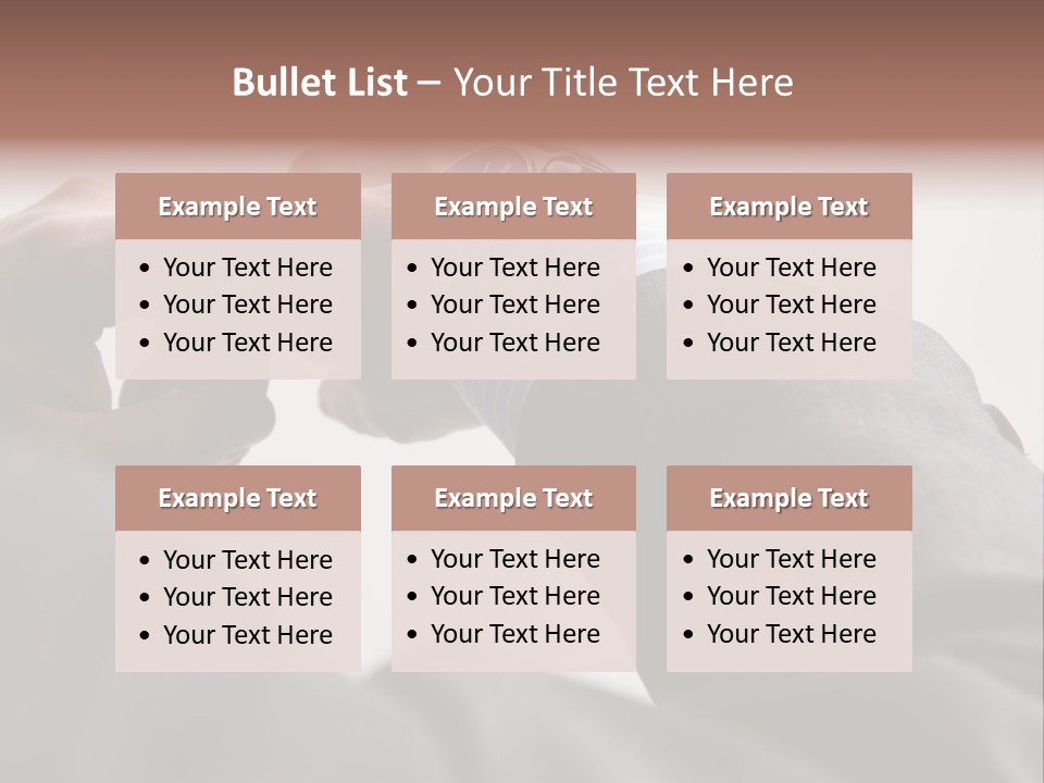 Clock Suit Business PowerPoint Template