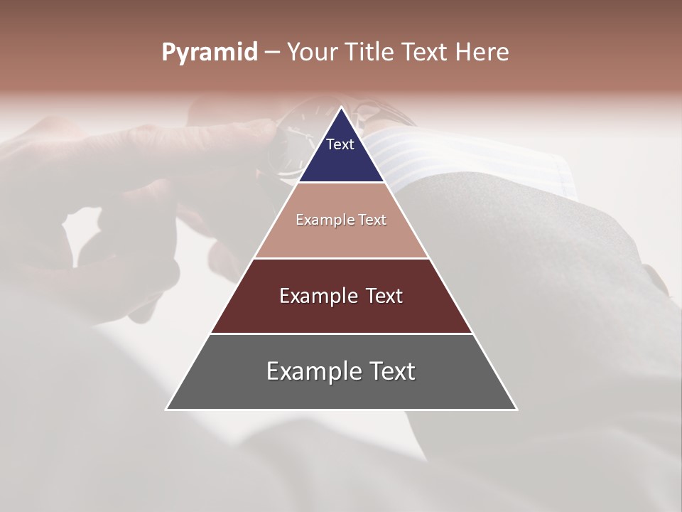 Clock Suit Business PowerPoint Template