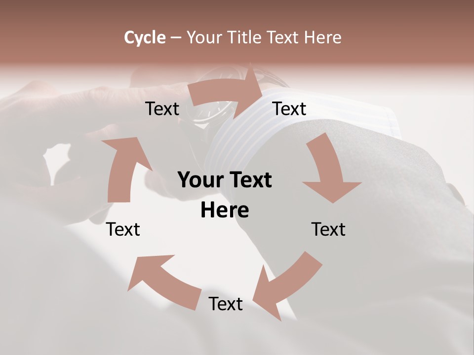 Clock Suit Business PowerPoint Template