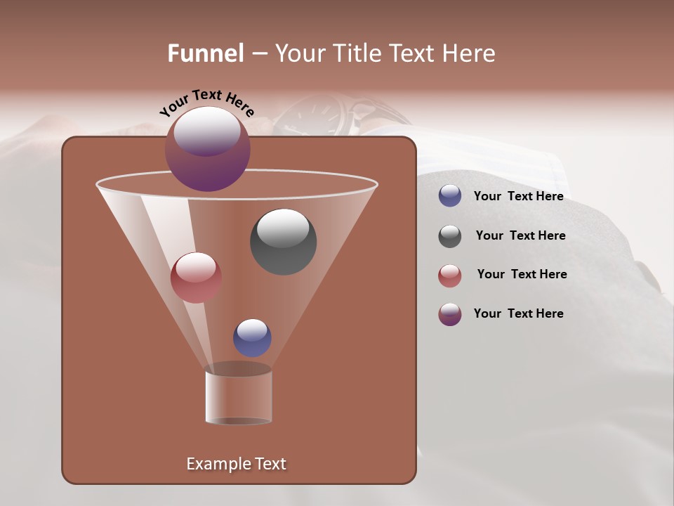 Clock Suit Business PowerPoint Template