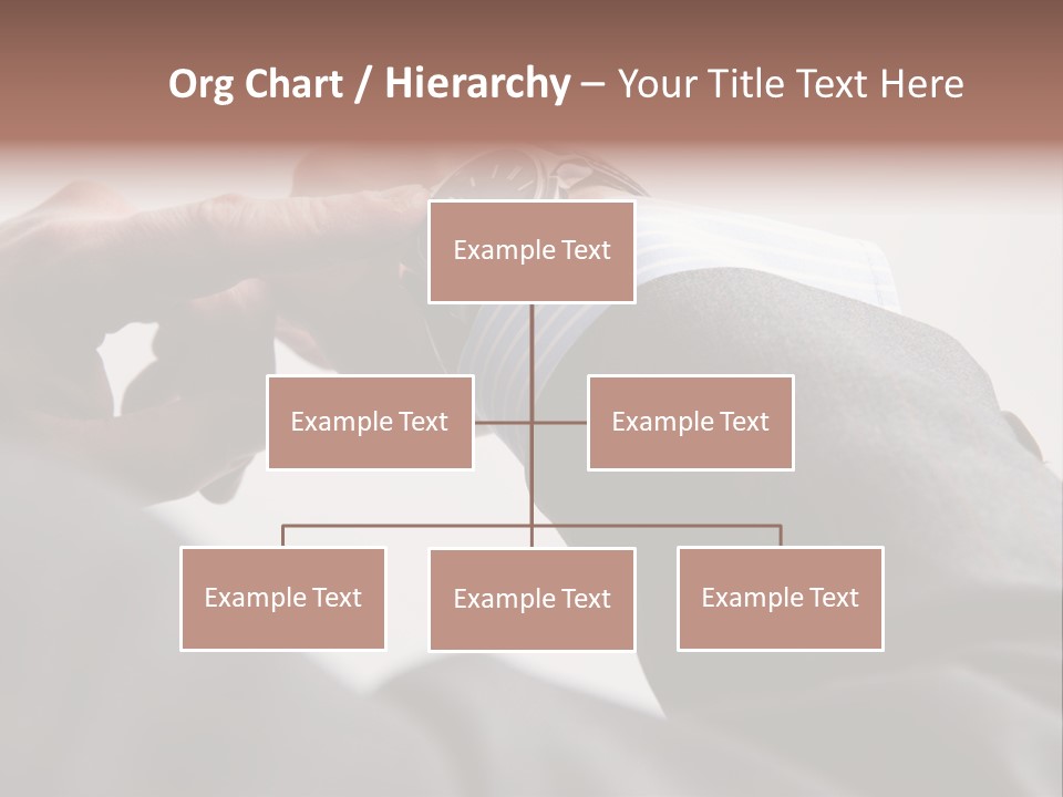 Clock Suit Business PowerPoint Template