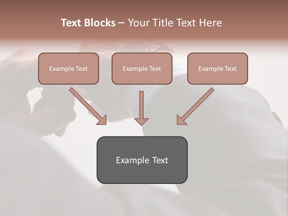 Clock Suit Business PowerPoint Template