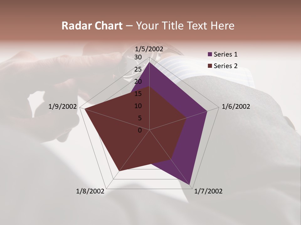 Clock Suit Business PowerPoint Template