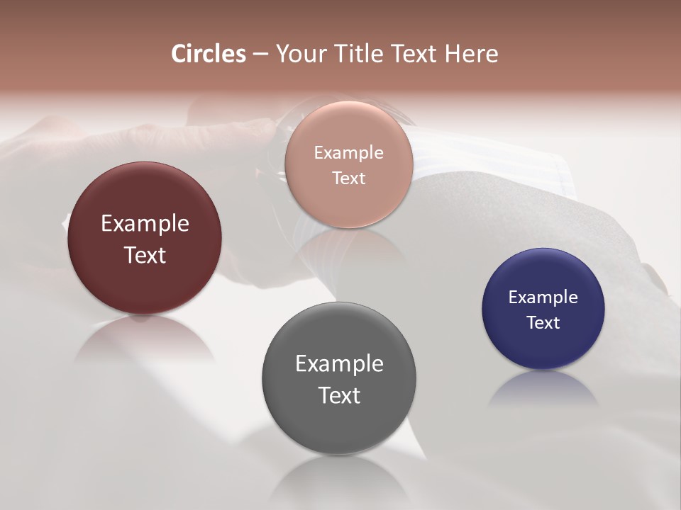 Clock Suit Business PowerPoint Template