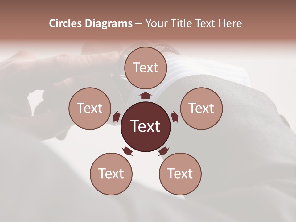 Clock Suit Business PowerPoint Template