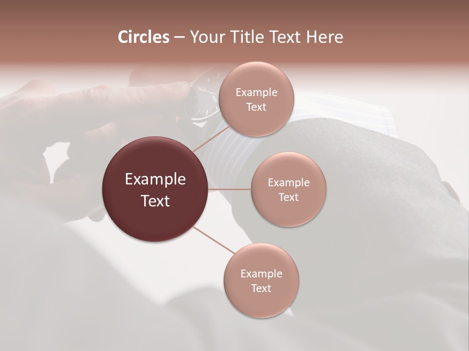 Clock Suit Business PowerPoint Template