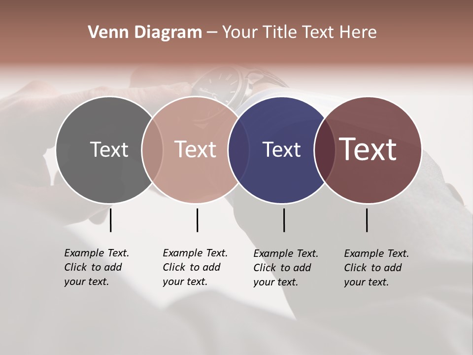 Clock Suit Business PowerPoint Template