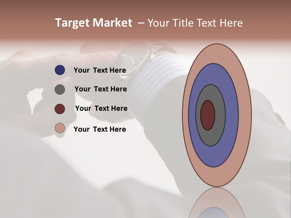 Clock Suit Business PowerPoint Template